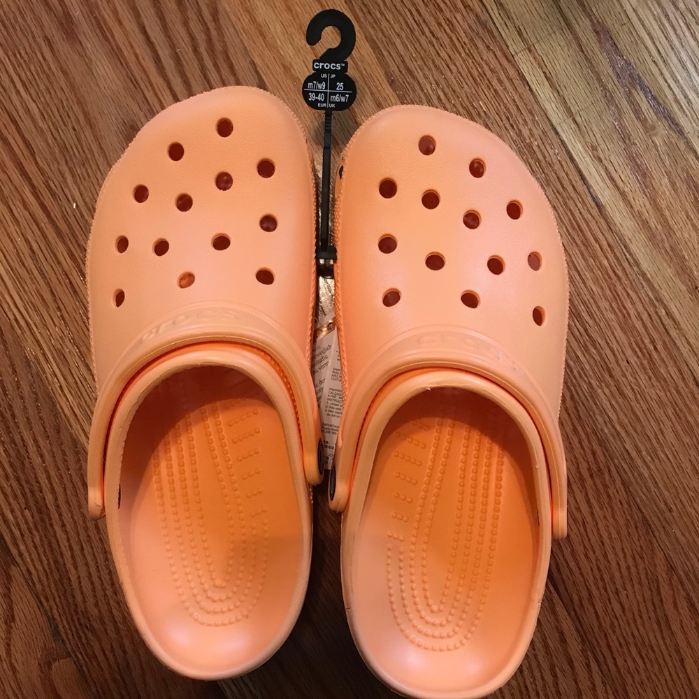 Adult Classic Crocs in Cantaloupe